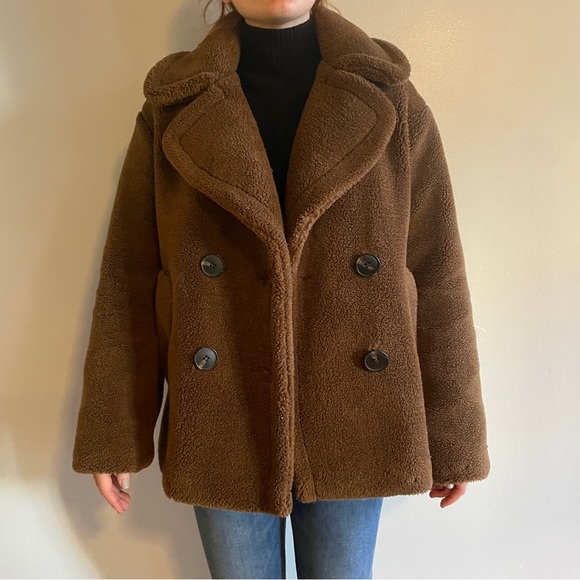 Teddy shearling coat - Picture 2 of 3